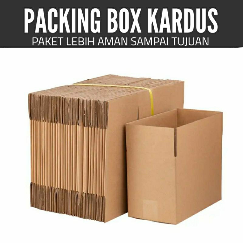 

Tambah Packing Box Kardus Tebal Paket lebih Aman sampai tujuan