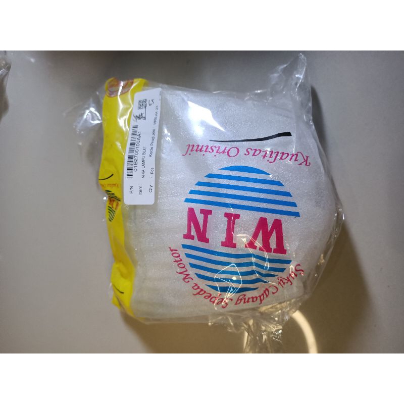 mika kaca lampu depan beat karbu