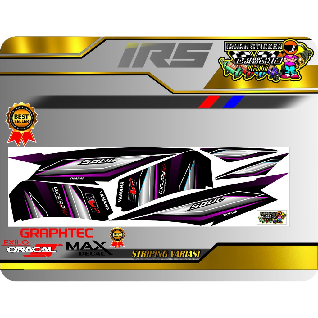 STRIPING THAILOOK MIO SOUL OLD STICKER ALL MIO SOUL KARBU STRIPING VARIASI THAILOOK