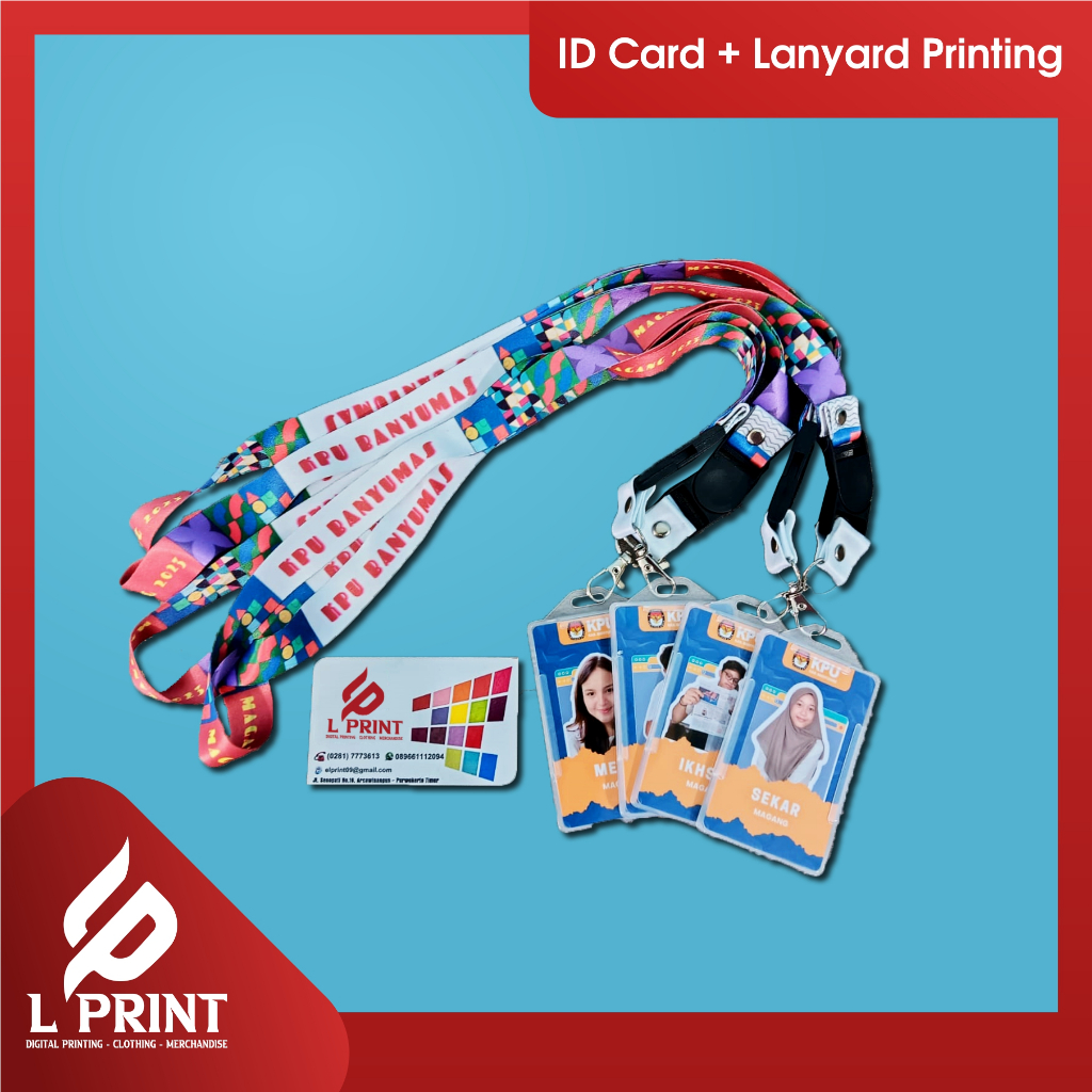 

Paket ID Card+Lanyard Printing(Gratis Card Holder)