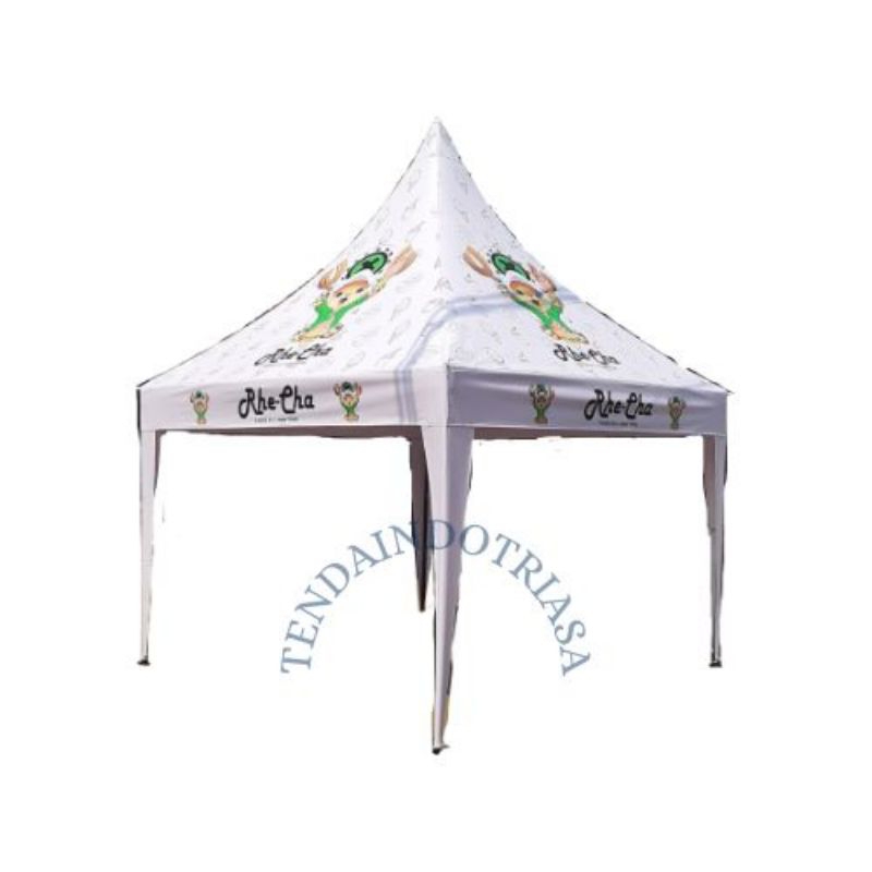 Tenda Kerucut Uk. 3X3 | Tenda Double Dek 3X3 | Tenda Usaha