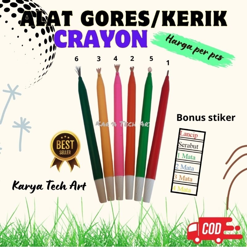

Alat Gores Crayon (Harga Satuan)