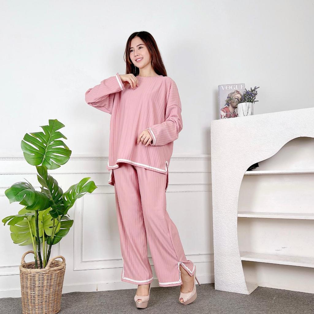 R.A SHOPING - REC ONESET WANITA RITA / Oneset Gion HORNET / pakaian wanita terbaaru / OUFIT terlaris