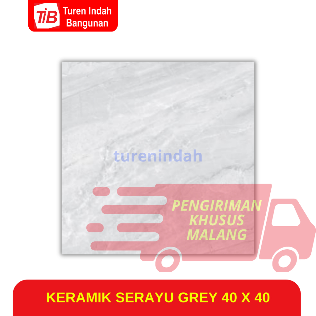 TIB - KERAMIK SPECTRUM SERAYU GREY 40X40 - KERAMIK LANTAI 40 X 40 - KERAMIK 40X40 - KERAMIK SERAYU G