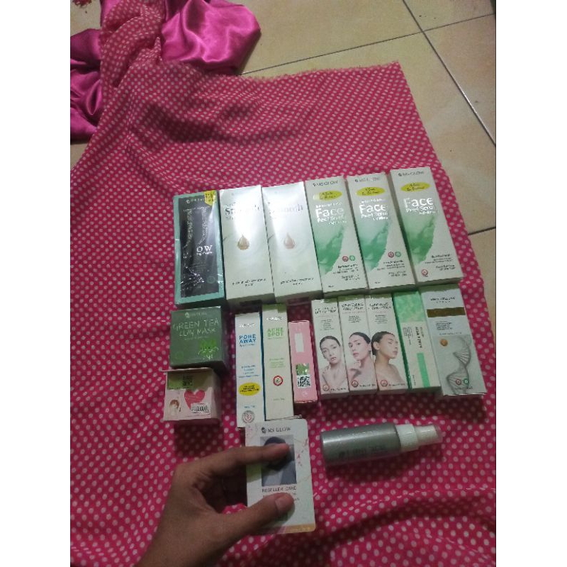 cuci gudang produk msglow original - paket wajah ms glow promo