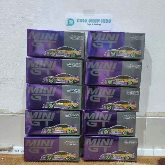Mini GT 576 Silvia S15 LBWK Japan Drift Purple Ungu