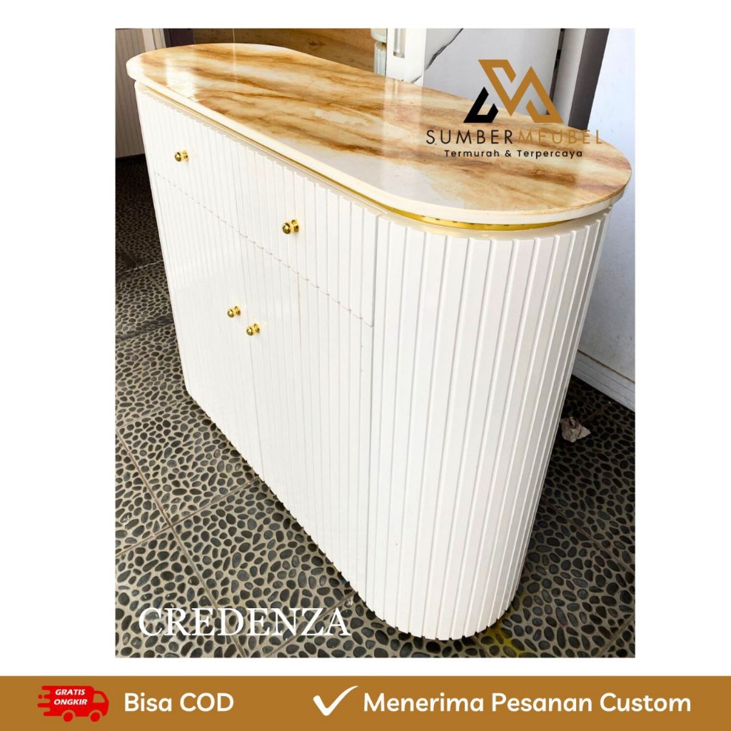 BUFET CREDENZA GOLD GM RAK TV PAJANGAN
