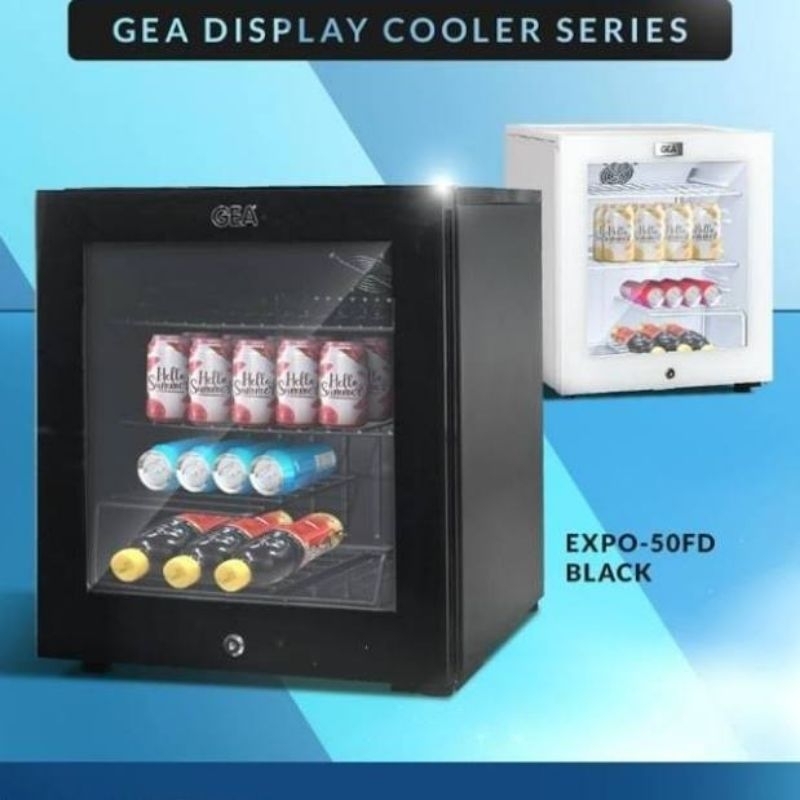MINI SHOWCASE DISPLAY COOLER GEA EXPO 50FD 50 EXPO50 FD EXPO50FD KULKAS CHILLER KECIL SMALL REFRIGER