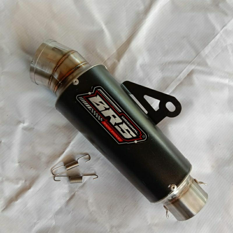 knalpot ORIGINAL BRS  BLACK COATING INLET 50.
