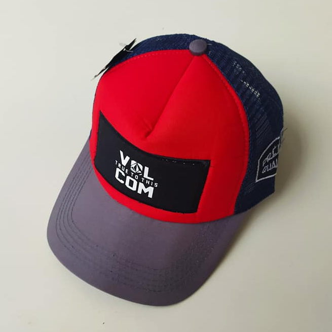 TOPI TRUCKER SNAPBACK RIP RIPPED DISTRO SOBEK VOLCOM STONE SURFING SURF UNISEX MURAH TERBARU