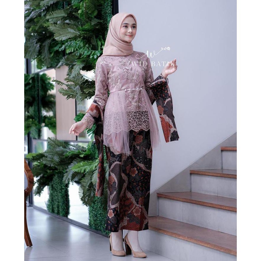 READY JUMBO KEBAYA ANISA PULAU KEBAYA MODERN ORIGINAL COUPLE BAJU BATIK ATASAN WANITA BRUKAT WISUDA 