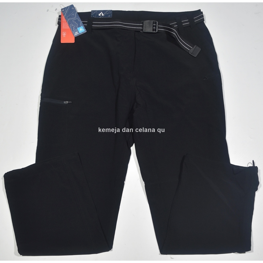 CRATER Celana Jogger Wanita Hitam Celana Gunung Hitam Branded Trendy Celana Casual Gesper Celana Jog