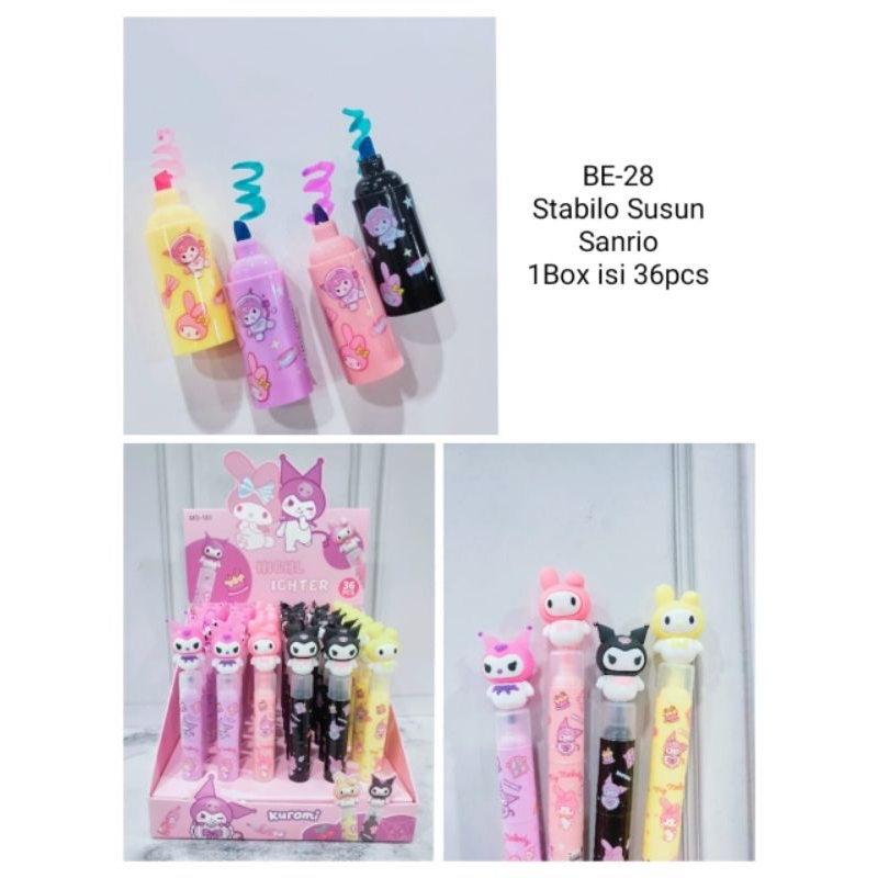 

1 BOX STABILO/ HIGHLITER SANRIO PREMIUM ( ISI 36 )