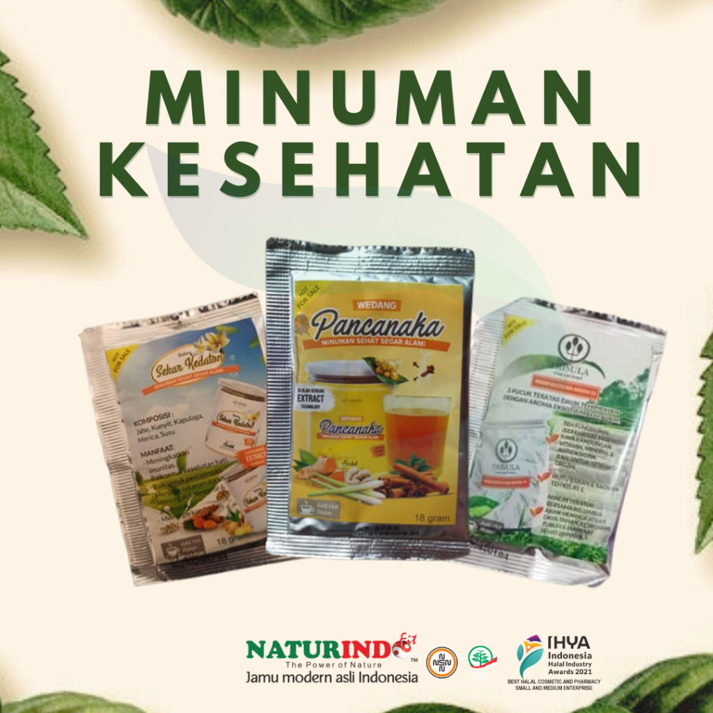

Minuman kesehatan pancanaka sekar kedato teh royal sachet dikirim random
