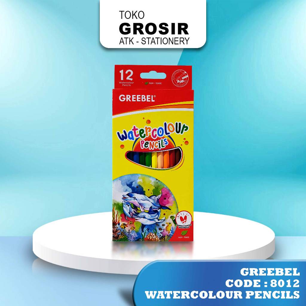 

Greebel 8012 Watercolour Pencils - 12C/Warna