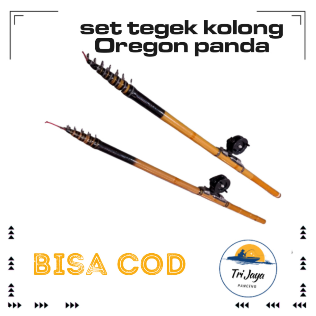 SEt tegek kolong + reel Oregon panda 360 450