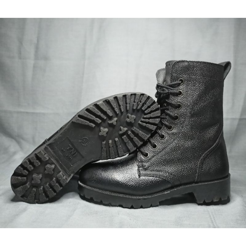 Sepatu PDL Kulit jeruk sol biasa