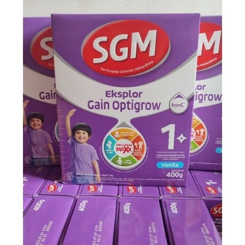 

SUSU SGM EKSPLOR GAIN OPTIGROW VANILA 400G