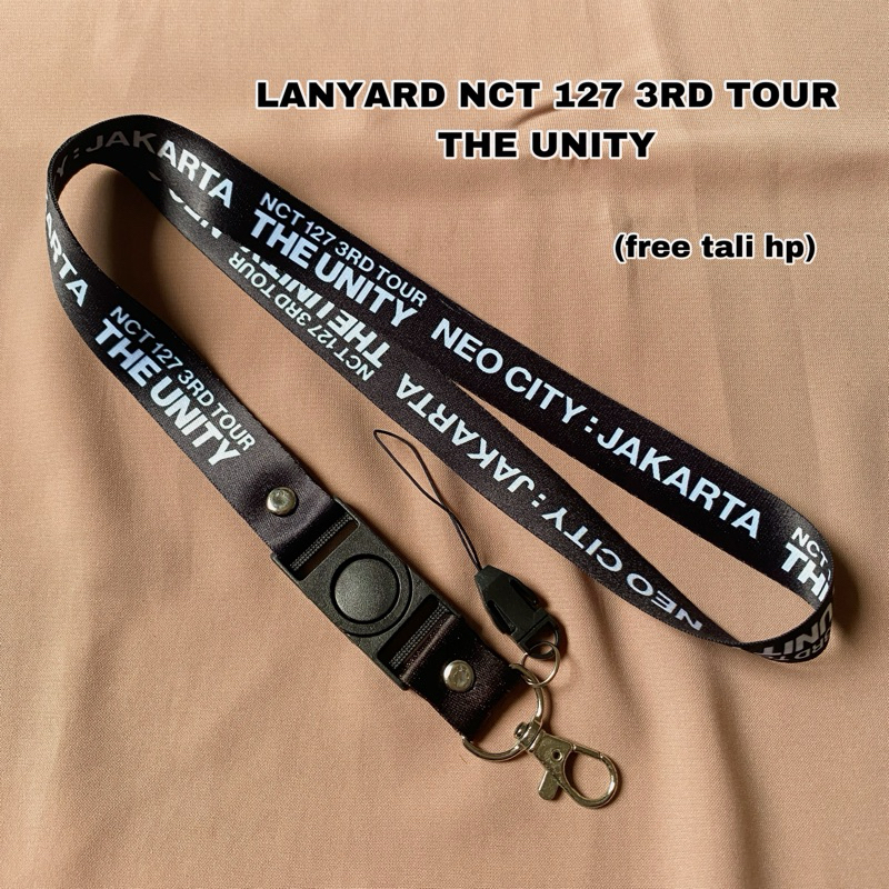 

[READY] LANYARD 2SISI NCT 127 3RD TOUR THE UNITY (free tali hp)