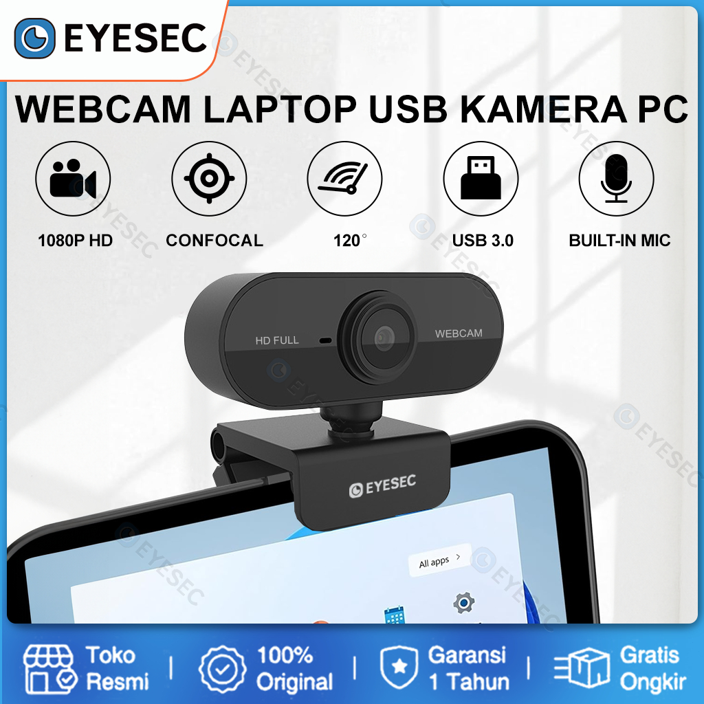 Webcam 1080P Laptop USB Kamera PC With Mic Camera Webcast Live Zoom Google Meeting Camera Broadcast Video