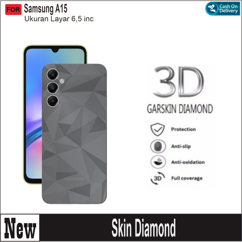 Skin Carbon Samsung A15 4G A15 5G A16 4G A16 5G Garskin Anti Jamur