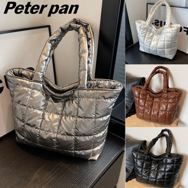 QH Ready COD Tas Puffy bag / totebag pillow / tote bag puffy / tas tote bag besar resleting