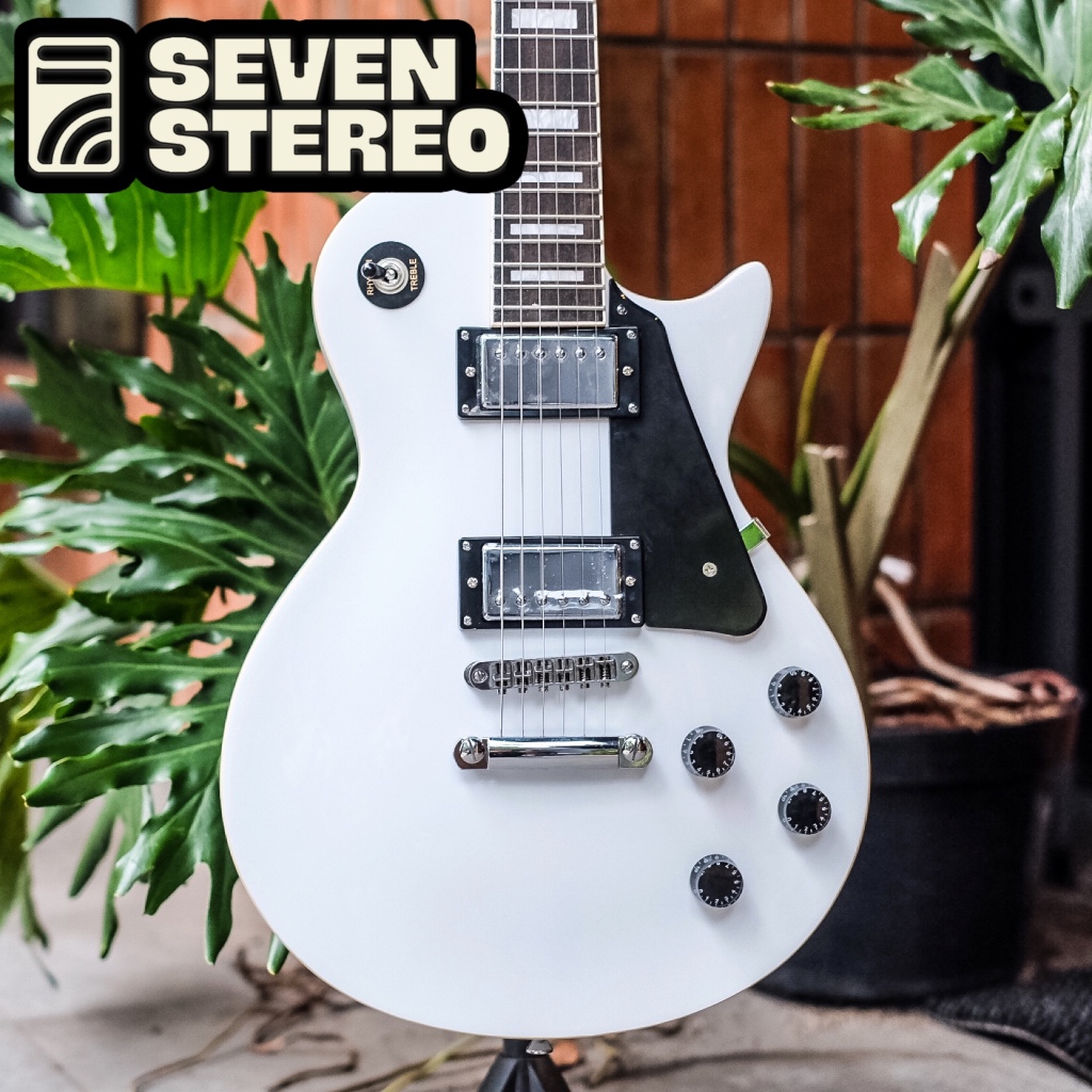 Scorpion LP610FCB LP 610 FCB White Les Paul Model Electric Guitar