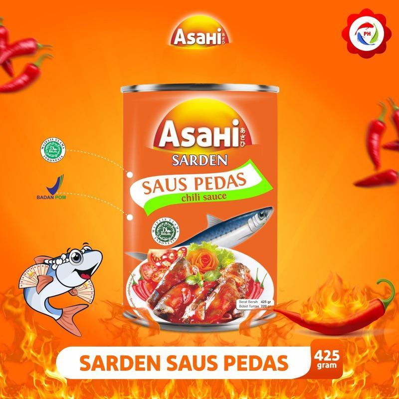 

[425 Gram] AsaHi Sarden Saus Tomat / Pedas 425 gr