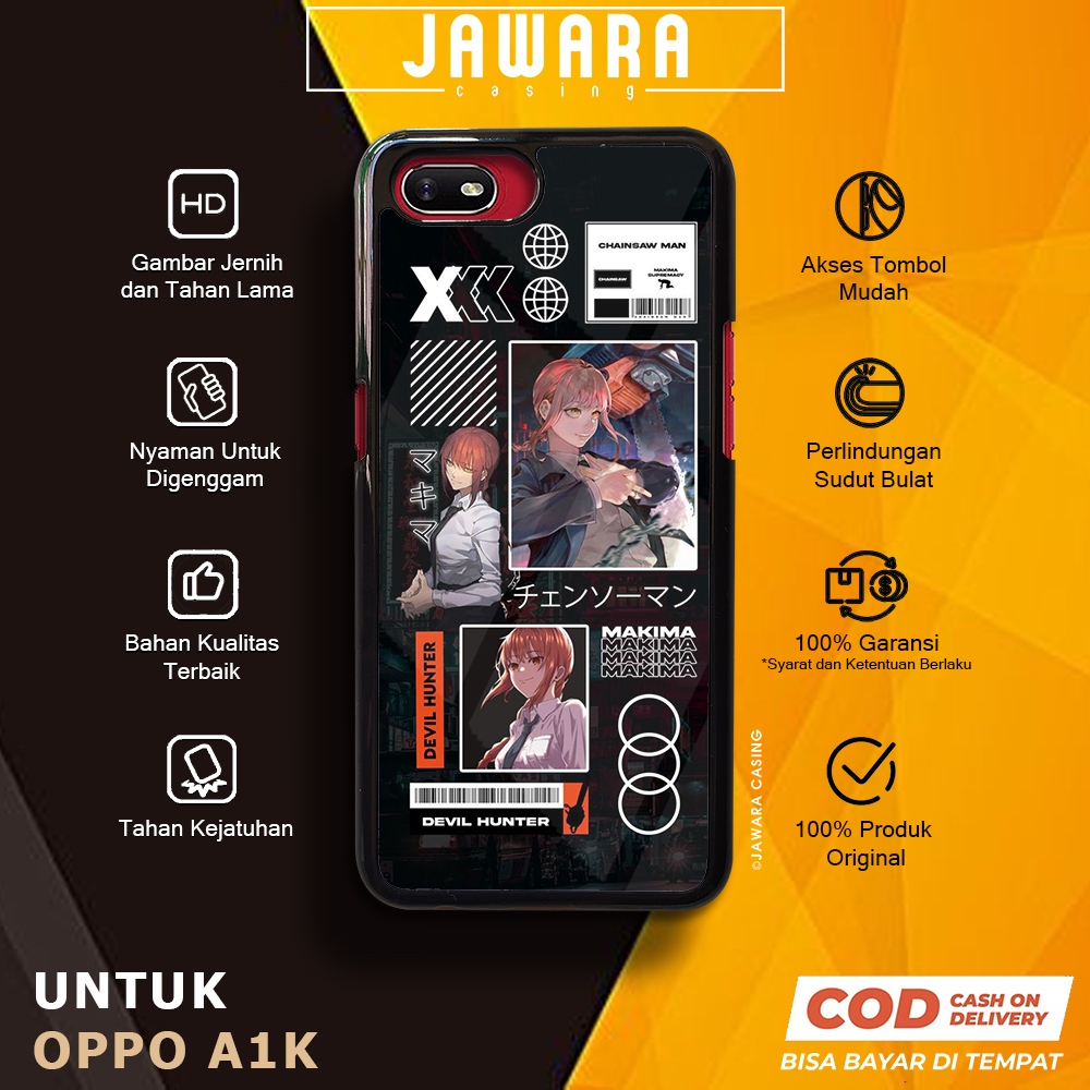 Case Oppo A1K Casing Oppo A1K [CHSW] Premium Glossy Case Hp Oppo Jawara Casing Hp Oppo A1K Custom Ca