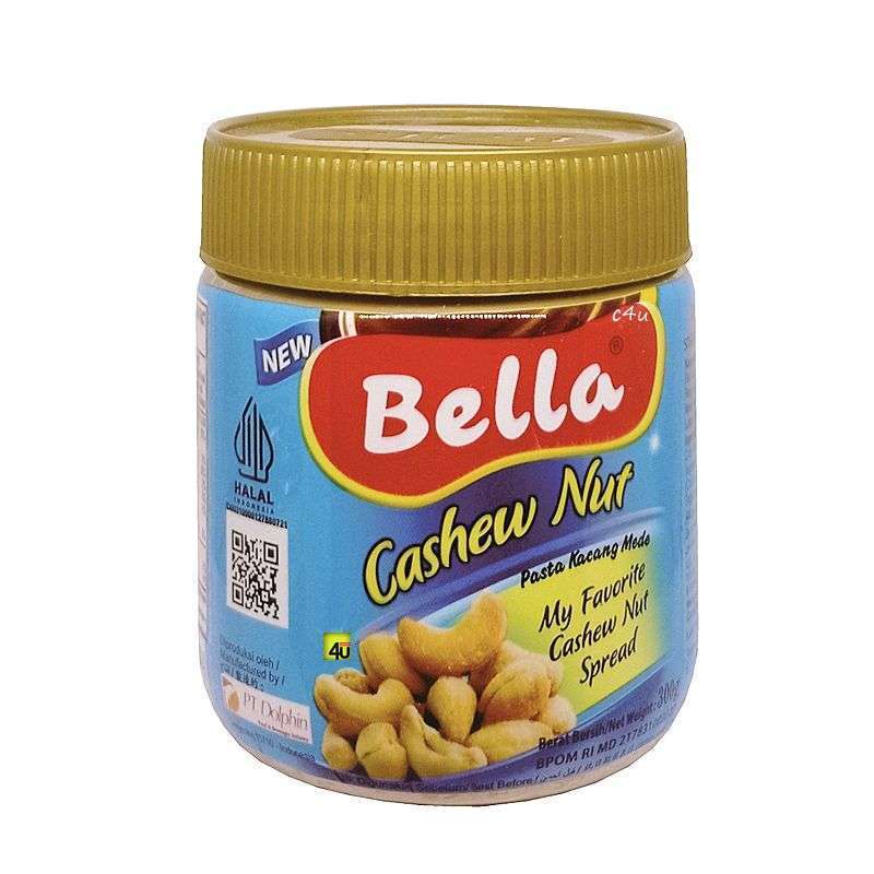 

bella selai cashew nut 300gr - bella spread cashew nut 300gr