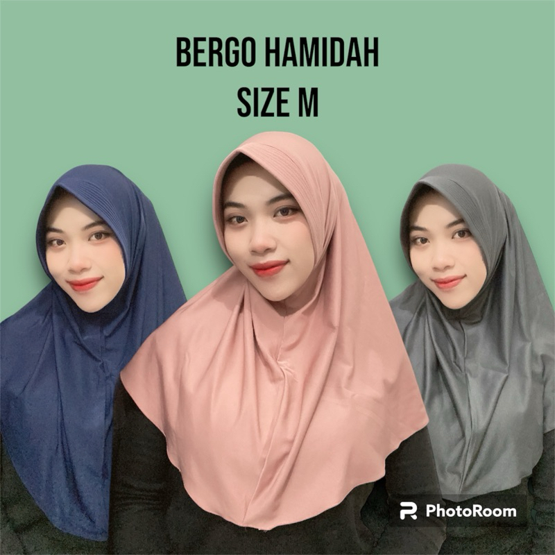 Bergo Hamidah Size M - Bergo Jersey Hamidah