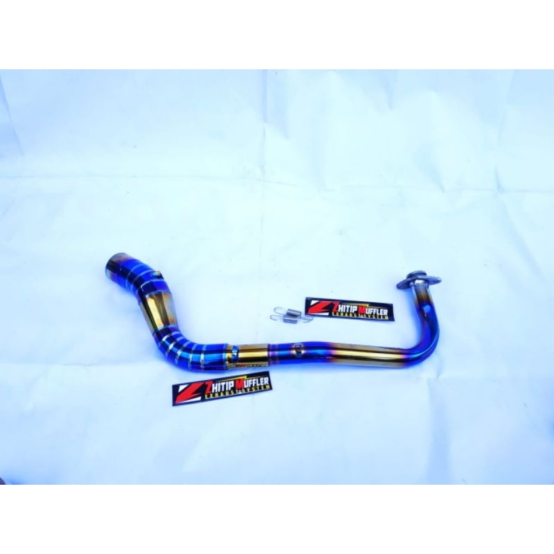 pipa leher knalpot racing mio j