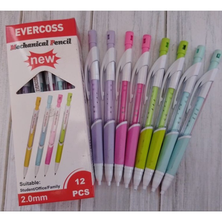 ART I12L 12PC PENSIL MEKANIK EVERCOSS EV751 MATA PENSIL 2