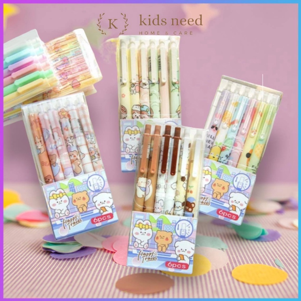 

ART W95K 12pcs pen gel bisa hapuserasable pen lucu fancy pen karakter yang bisa di hapus ODEMEI