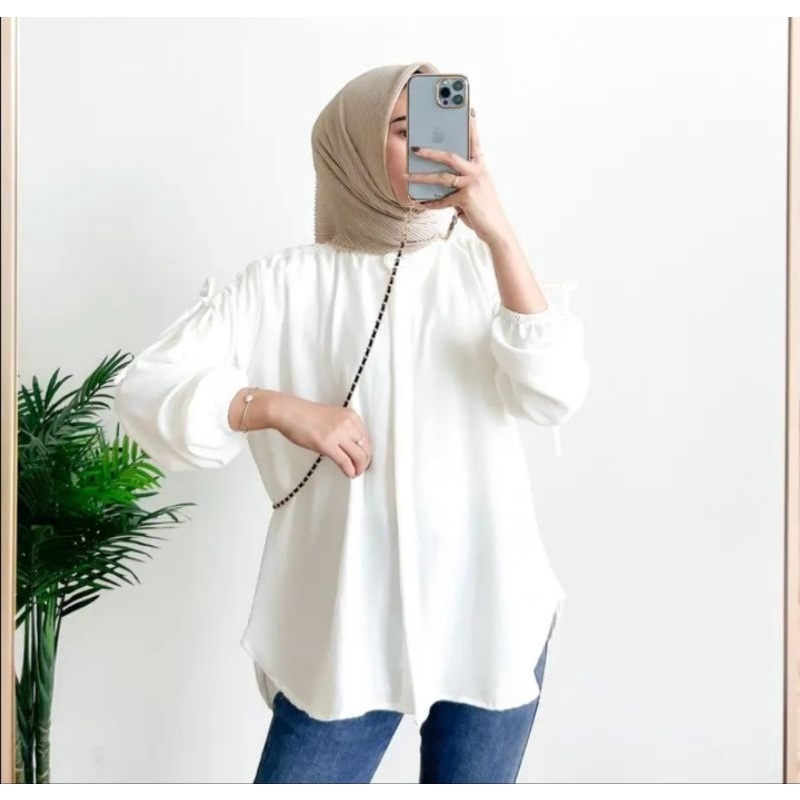 Baju Wanita tunik crinkle wanita terbaru 2023