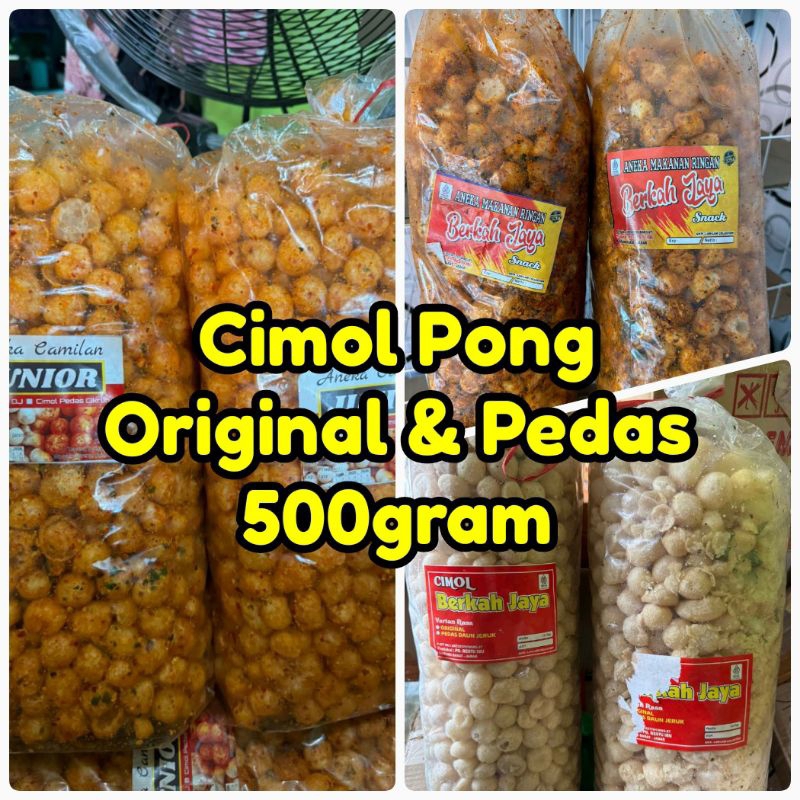 

Cimol Pong Original & Pedas 500gram