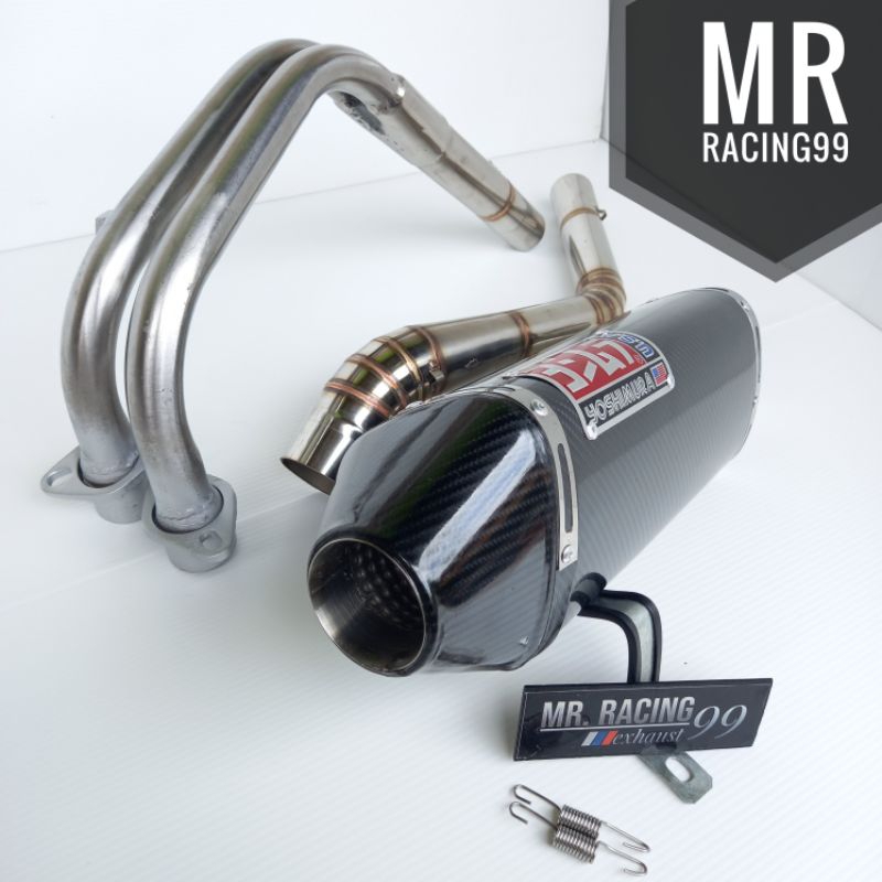 Knalpot Racing YOSHIMURA USA CARBON PnP CBR250RR - NINJA250FI - NEW NINJA250 - NINJA KARBU - MT25 - 