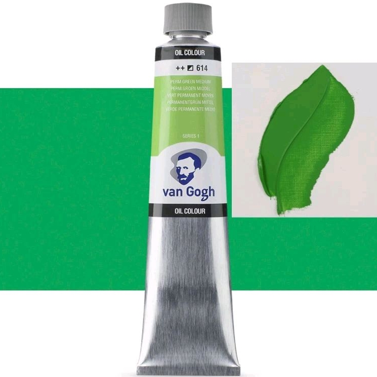 

Cat Minyak Van Gogh Oil Colour 200 ml Permanent Green Medium