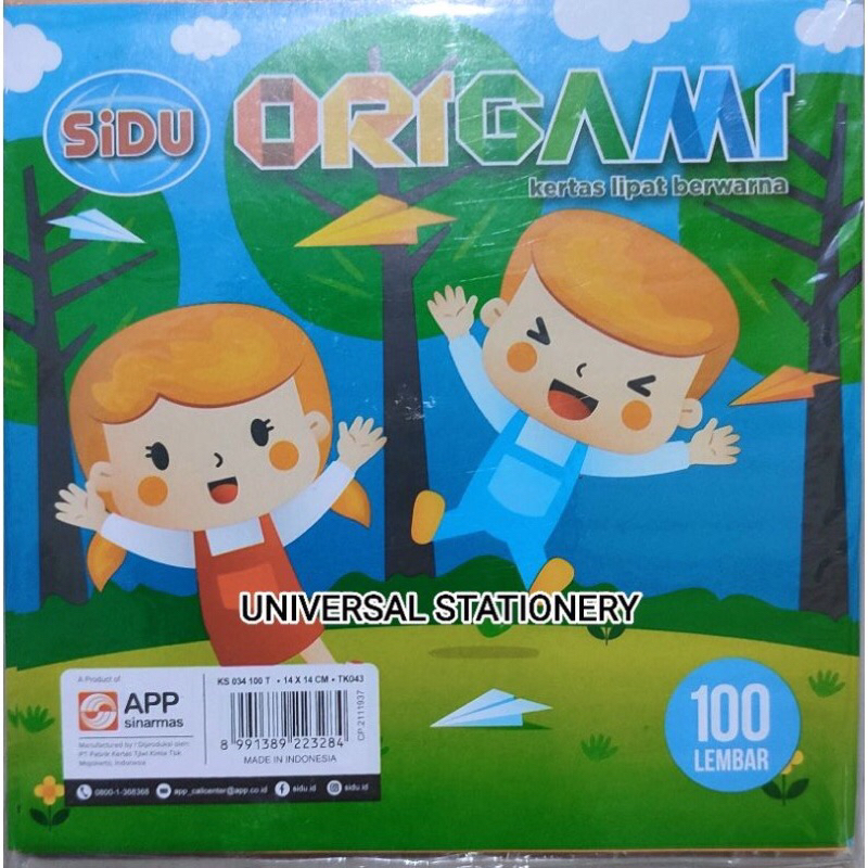 

Origami Sidu 14x14 100 lembar