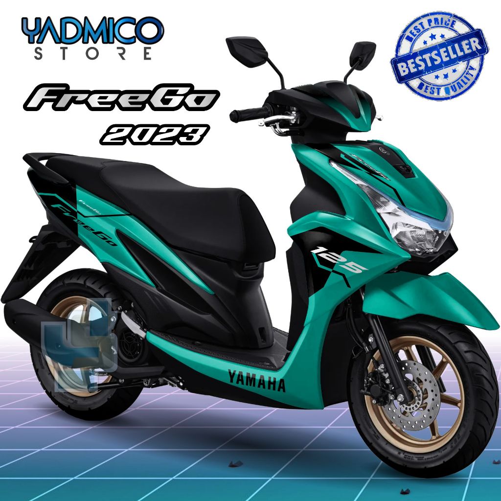 Decal Freego 2023 Full Body - Stiker Motor Yamaha Freego New 2023 Full Body - Dekal Freego New 2023 