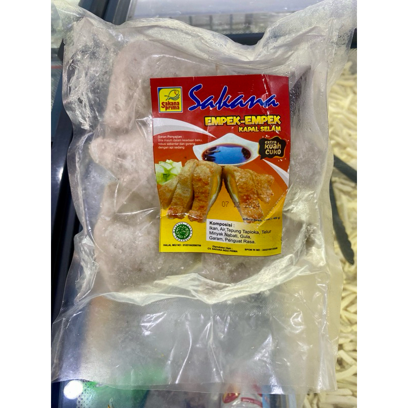 Sakana Empek Empek Kapal Selam Beku 400gr Frozen Food