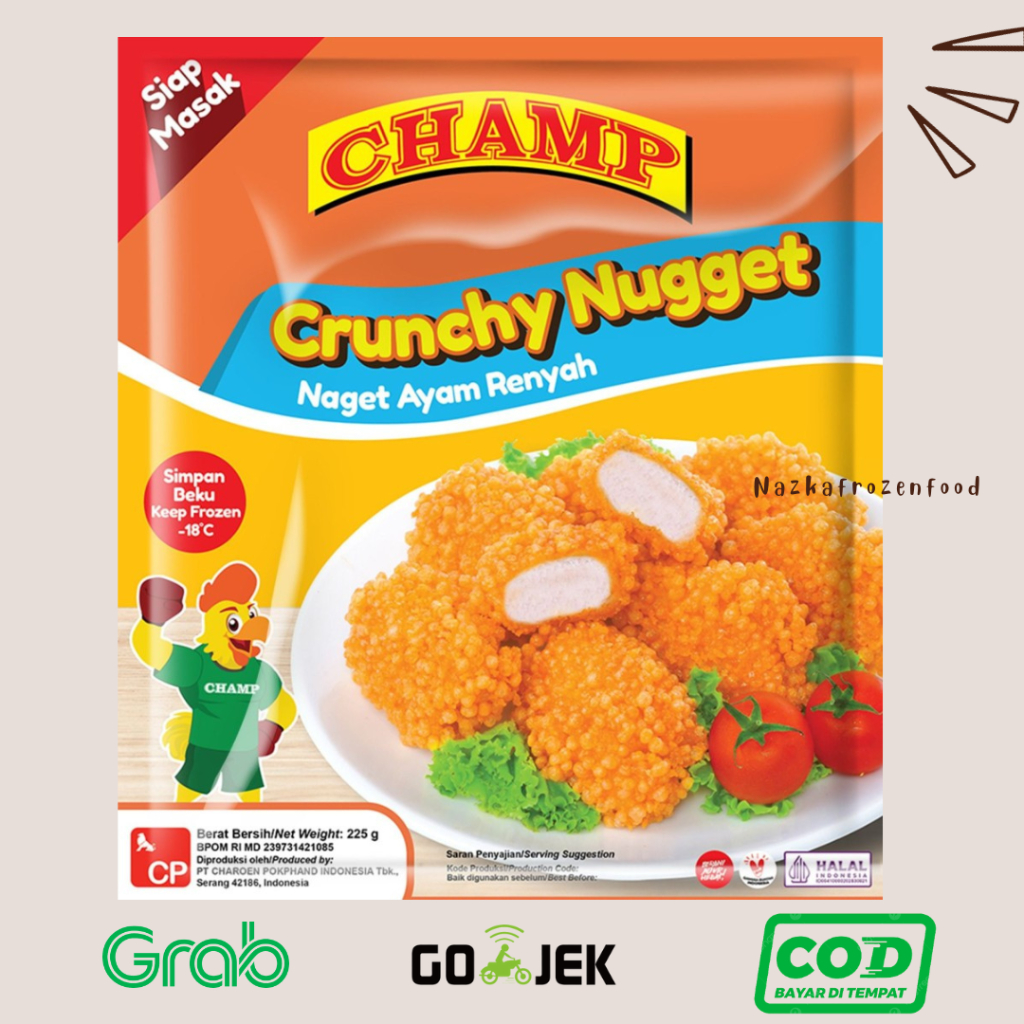 

Champ Crunchy Chicken Nugget 250 gr