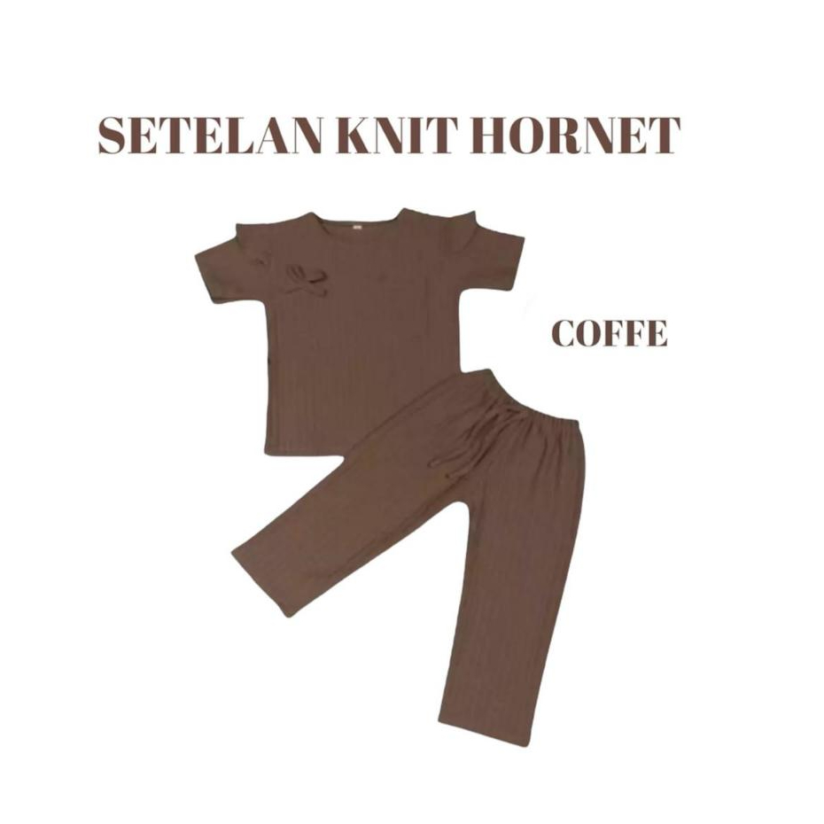 SETELAN KNIT HORNET ANAK PEREMPUAN 1 - 10 TAHUN