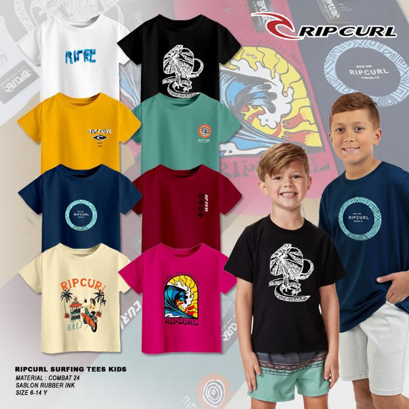 Kaos Distro Surfing Anak Ripcurl