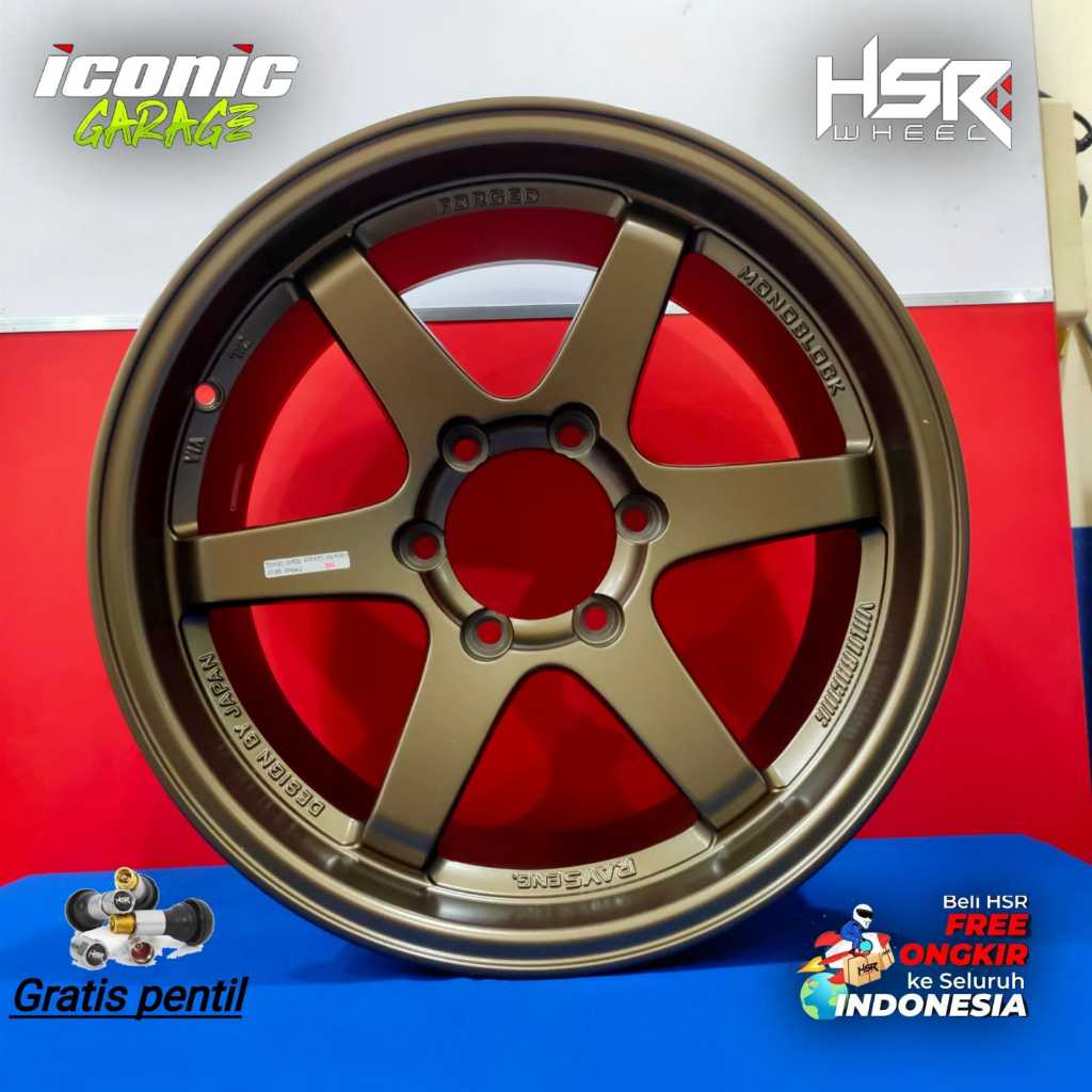 velg original HSR TOKYO ring18 mobil pajero,fortuner,hilux,triton toko velg dan ban palangkaraya