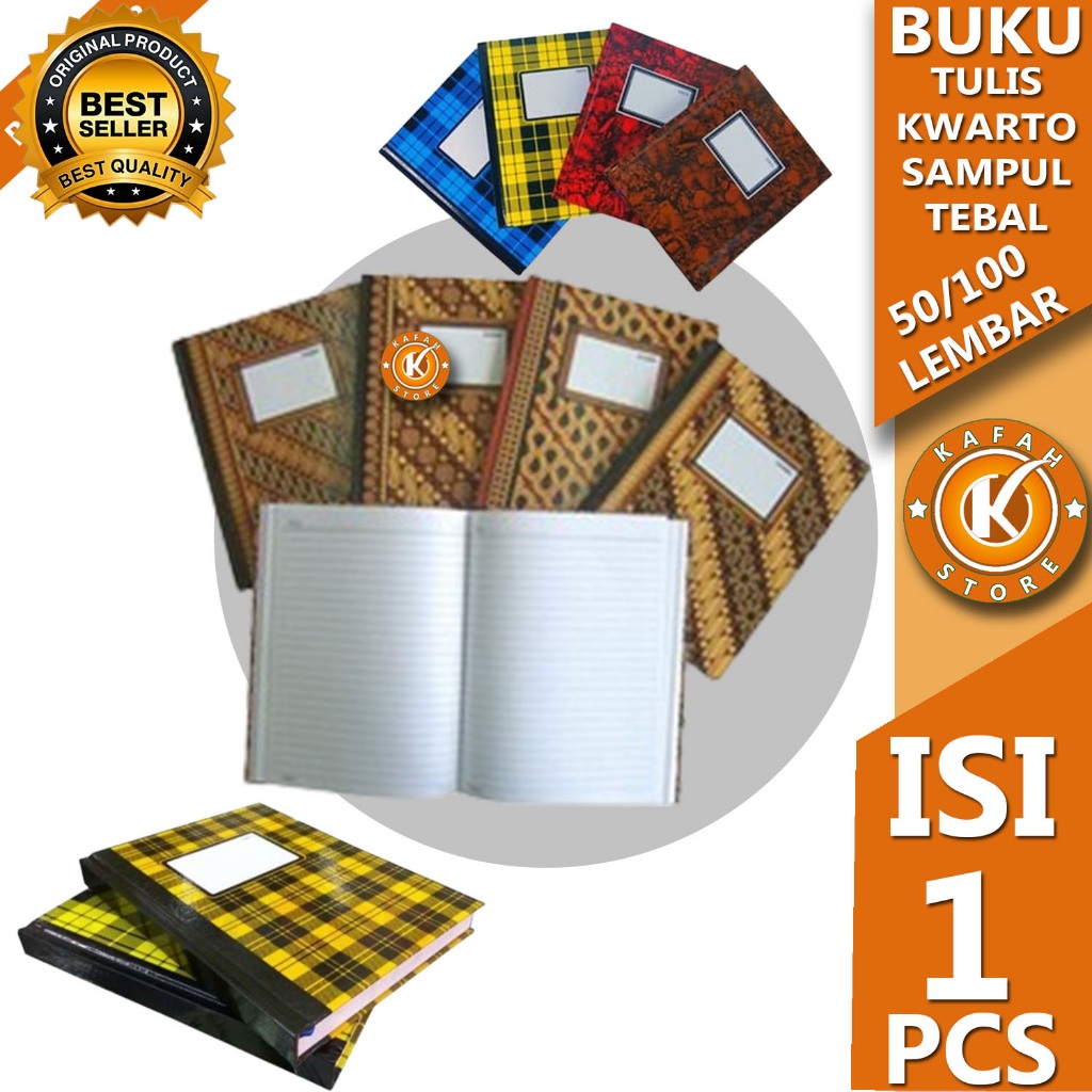 

BUKU TULIS KWARTO KECIL SAMPUL TEBAL 50/100 LEMBAR kafah store