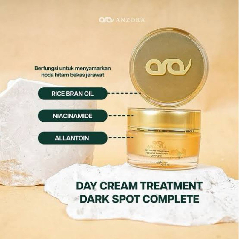 DAY CREAM ACNE DARK SPOT ANZORA ECER