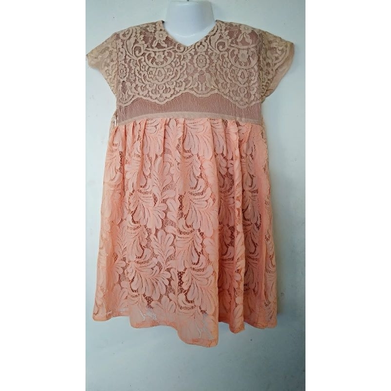 Dress Brukat Anak - Gaun Anak - Dress Kebaya Anak