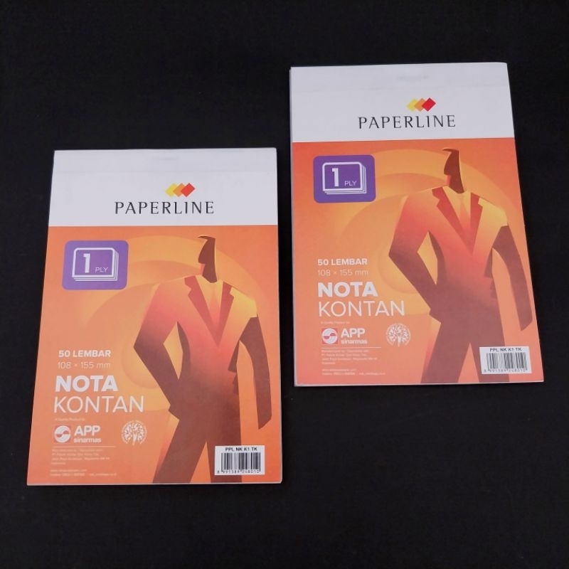 

(1 pcs) Buku Nota Kontan 1 ply Paperline / Nota Kecil Rangkap 1