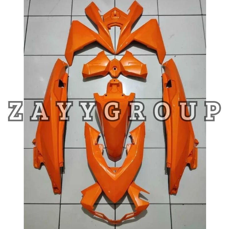 costom body costom motor Vario LED 125//150 2016 2017 warna Oren